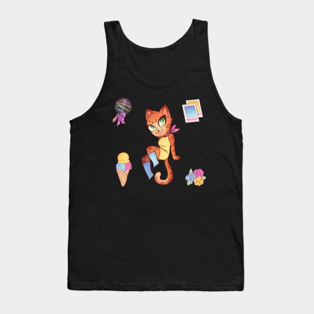 Pride cat: pan sexual Tank Top by Itsacuteart